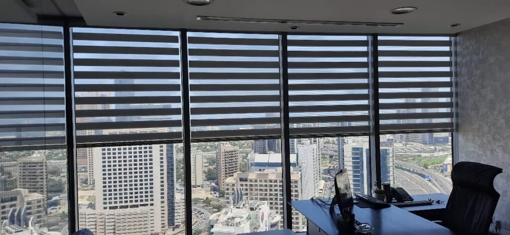 Zebra blind Dubai modern day and night window blinds for home