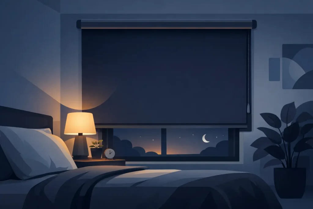 Blackout Roller Blinds for Bedroom Comfort