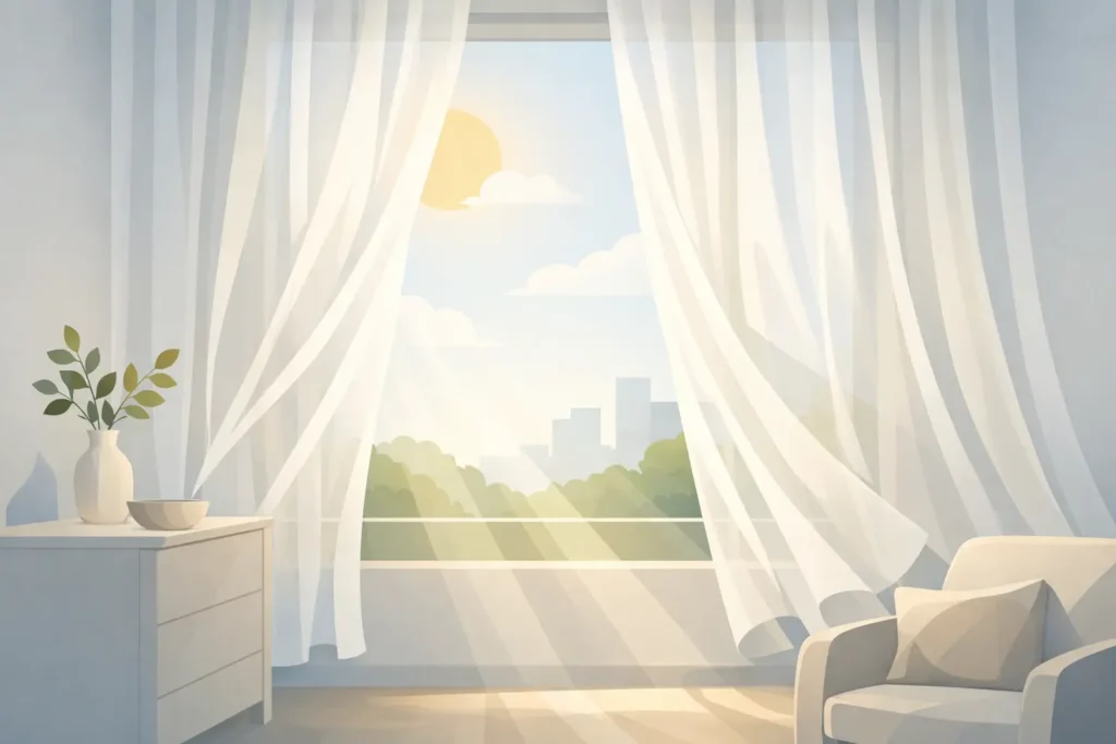 Sheer Curtains for Privacy That Still Let Light In