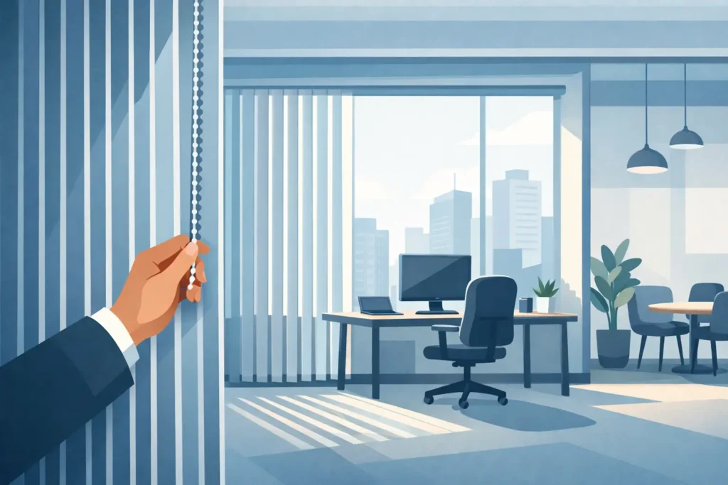 Vertical Blinds for Office Windows Guide