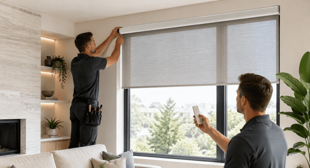 Motorized Blinds Installation (1)