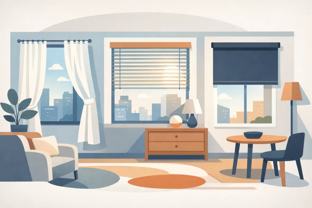 A Guide to Apartment Window Coverings That Fit