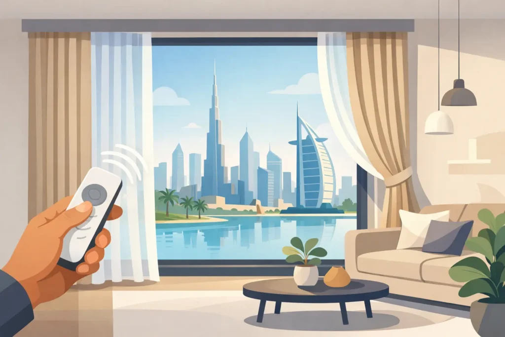 A Guide to Remote Control Curtains for Dubai Homes
