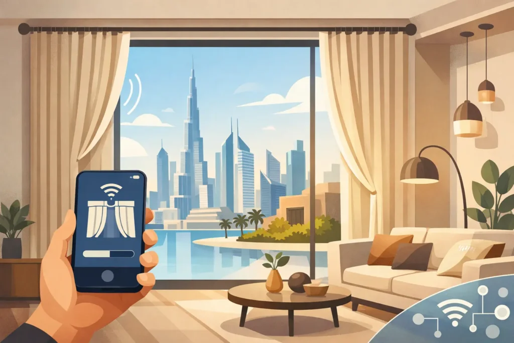 Best Smart Curtains UAE for Stylish Dubai Homes