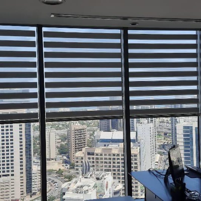 Zebra blind Dubai modern day and night window blinds for home